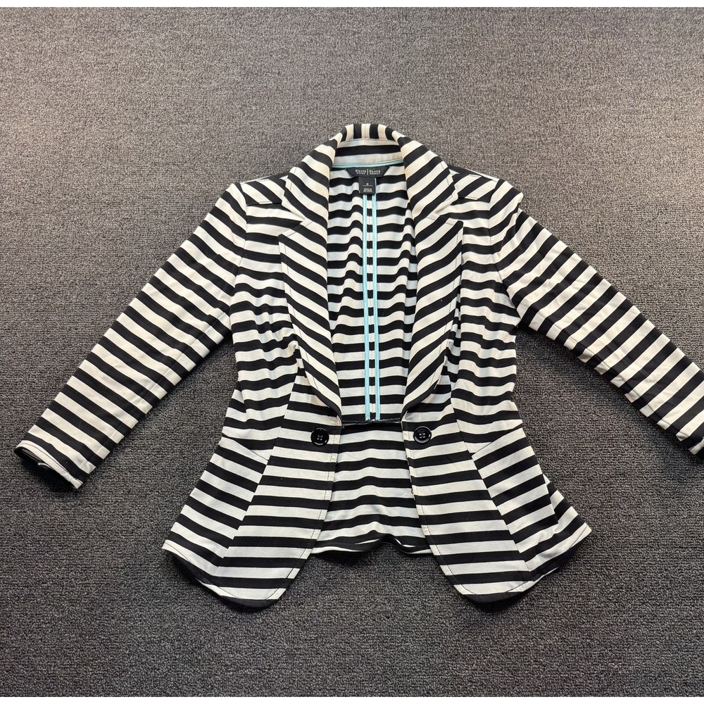 White House Black Market Knit Blazer Size 0